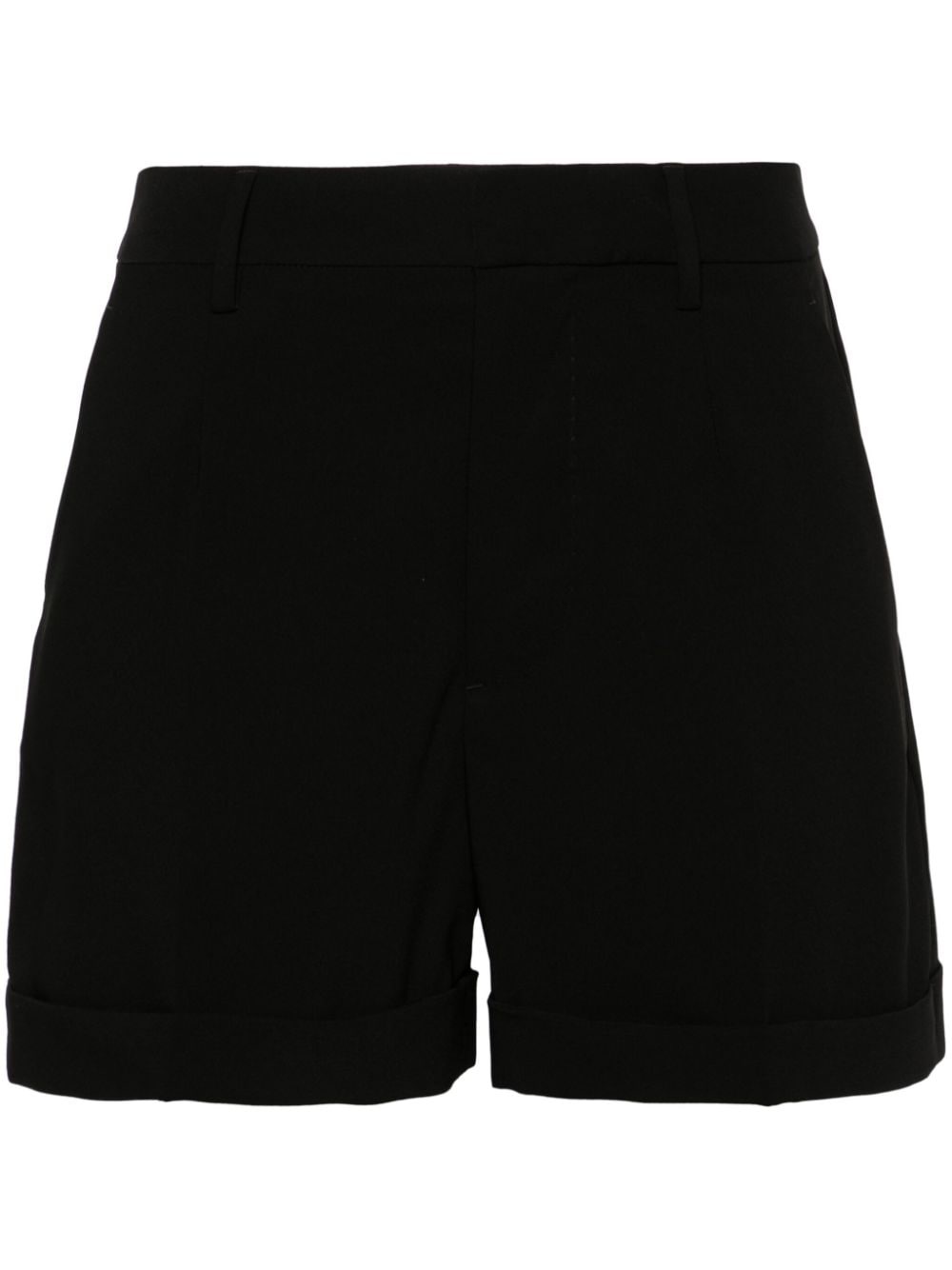 turn-up tailored shorts - 1
