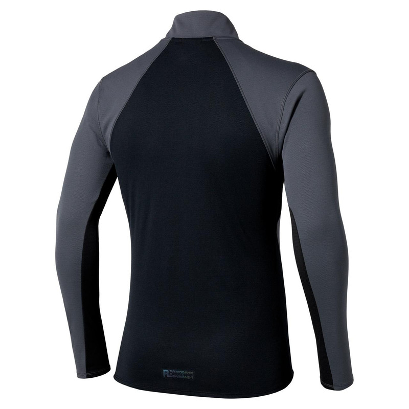 Mizuno Men's Tech Thermal Charge Breath Thermo Half Zip Long Sleeve Tee outlook