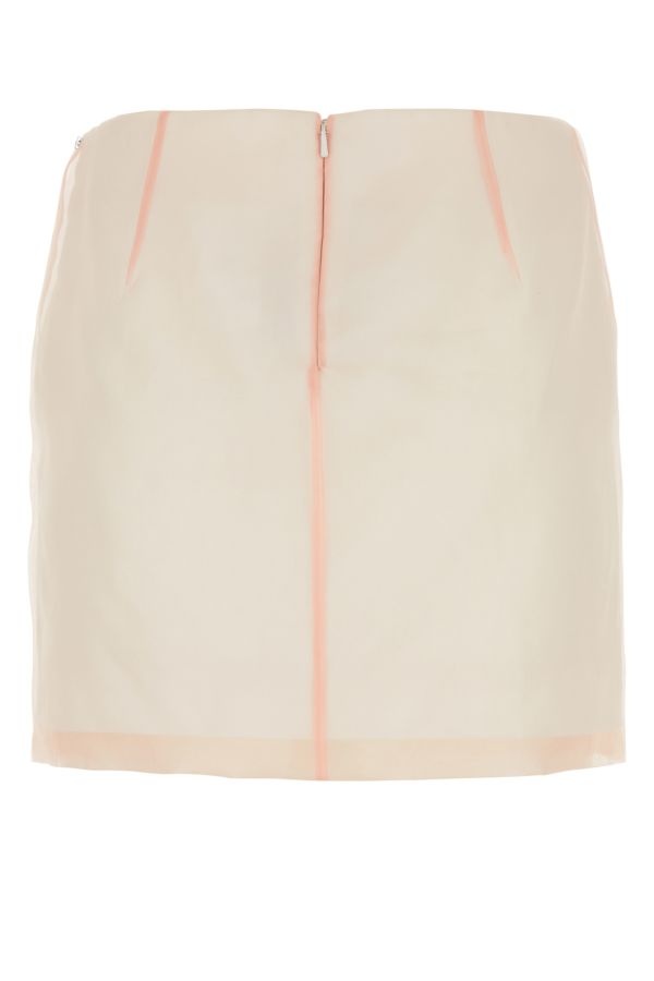 Pastel pink silk Adelchi1234 mini skirt - 2