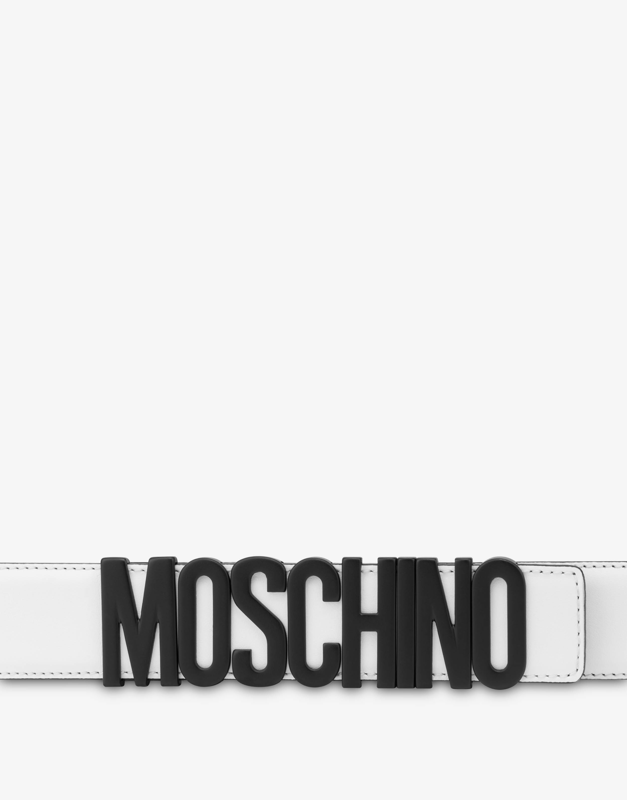 LETTERING LOGO CALFSKIN BELT - 2