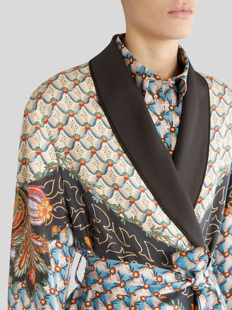 TWILL ROBE JACKET - 2