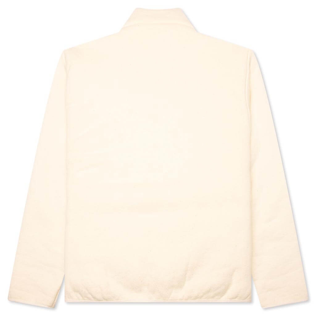 REVERSIBLE SHERPA JACKET - EGGSHELL - 2