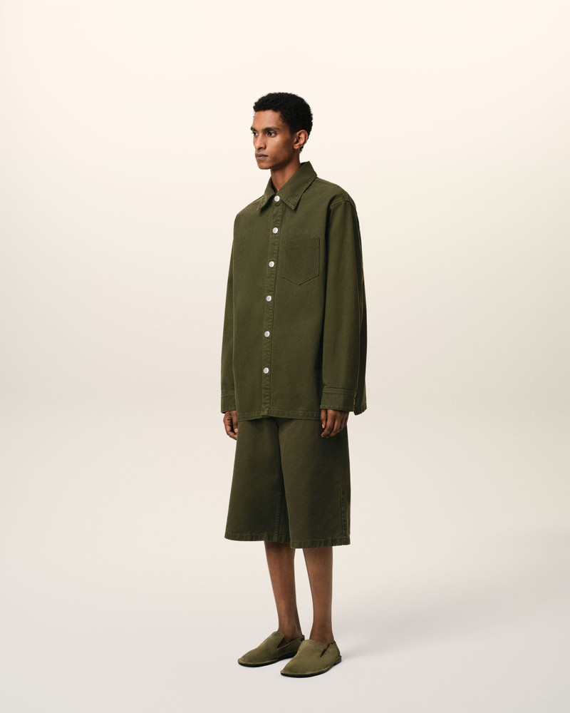 GREEN COTTON AMI DE COEUR OVERSHIRT 6
