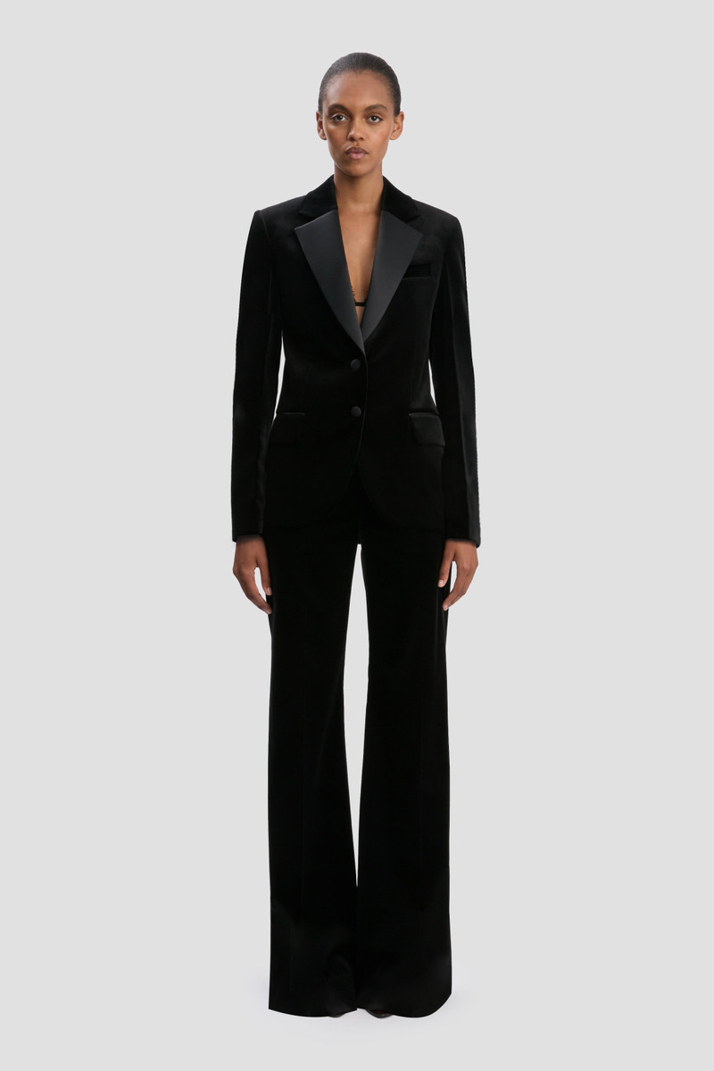 Victoria Beckham Single Breasted Tailored Jacket In Black outlook