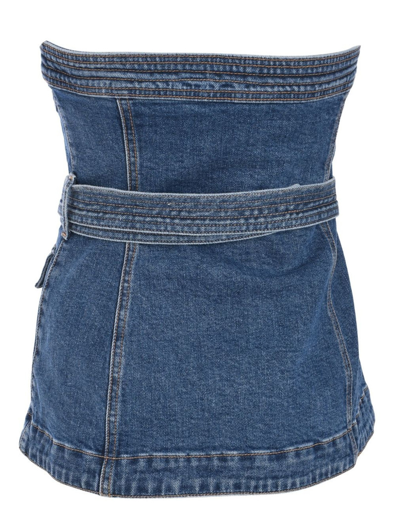 Cyan bustier top 7