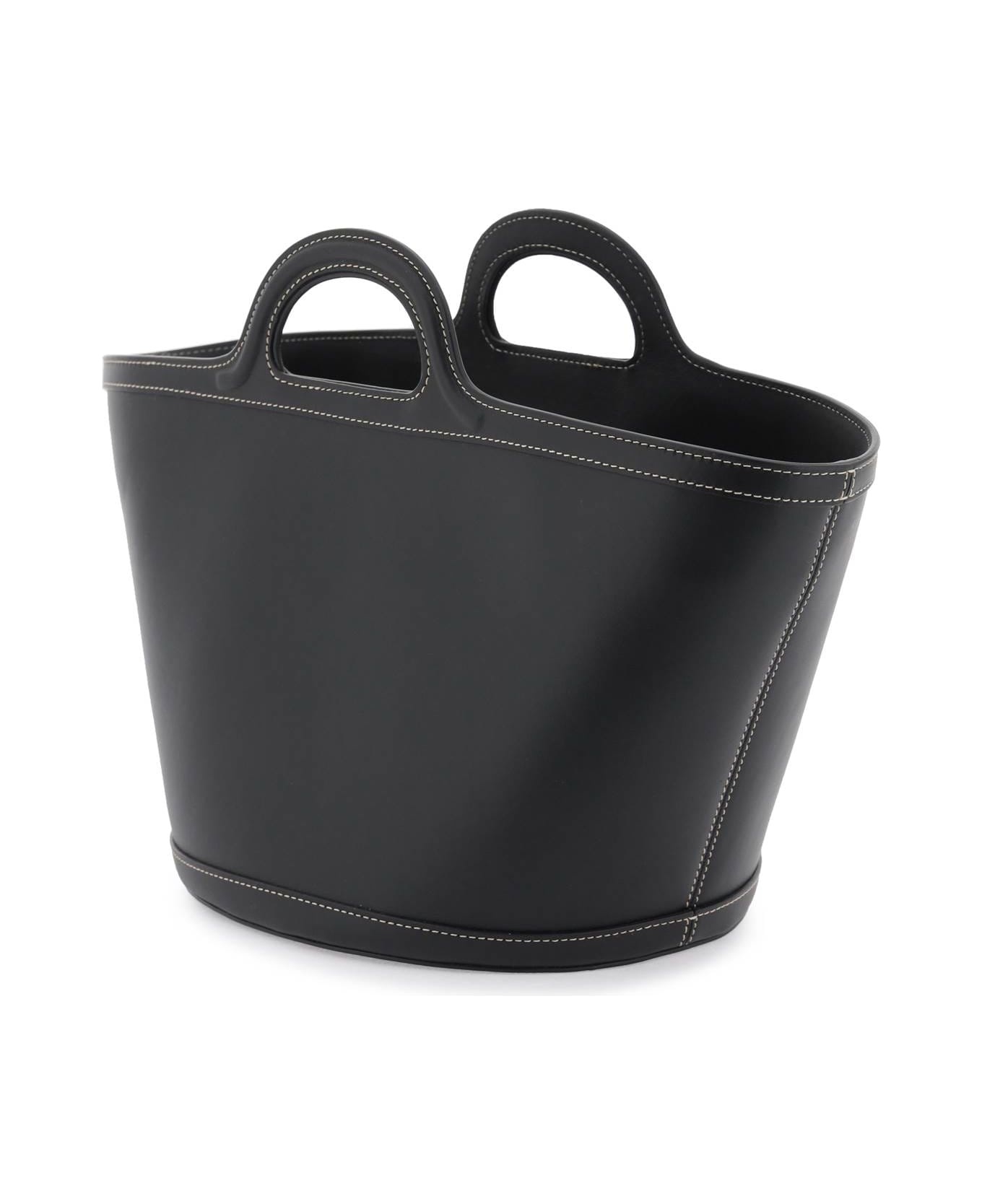 Black Leather Small Tropicalia Bag - 2
