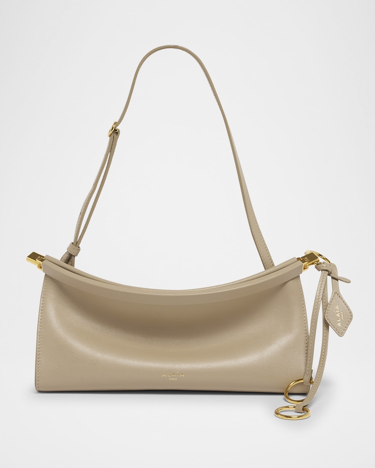 Le Click Small Shoulder Bag in Glossy Leather - 1