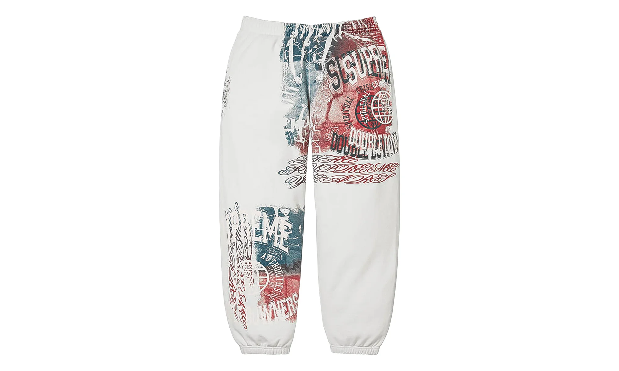 Overprint Sweatpant "SS26 - White" SU28056 - 1