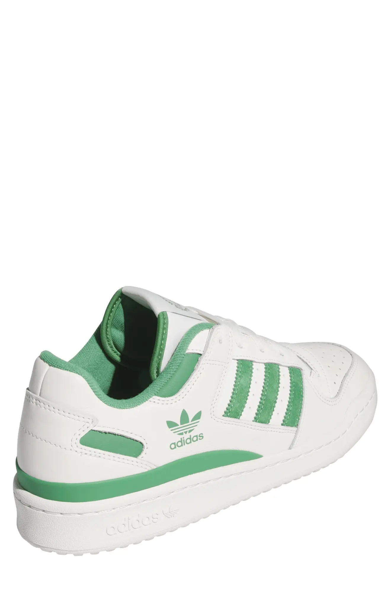 Forum Court Sneaker in White/Preloved Green/White - 2