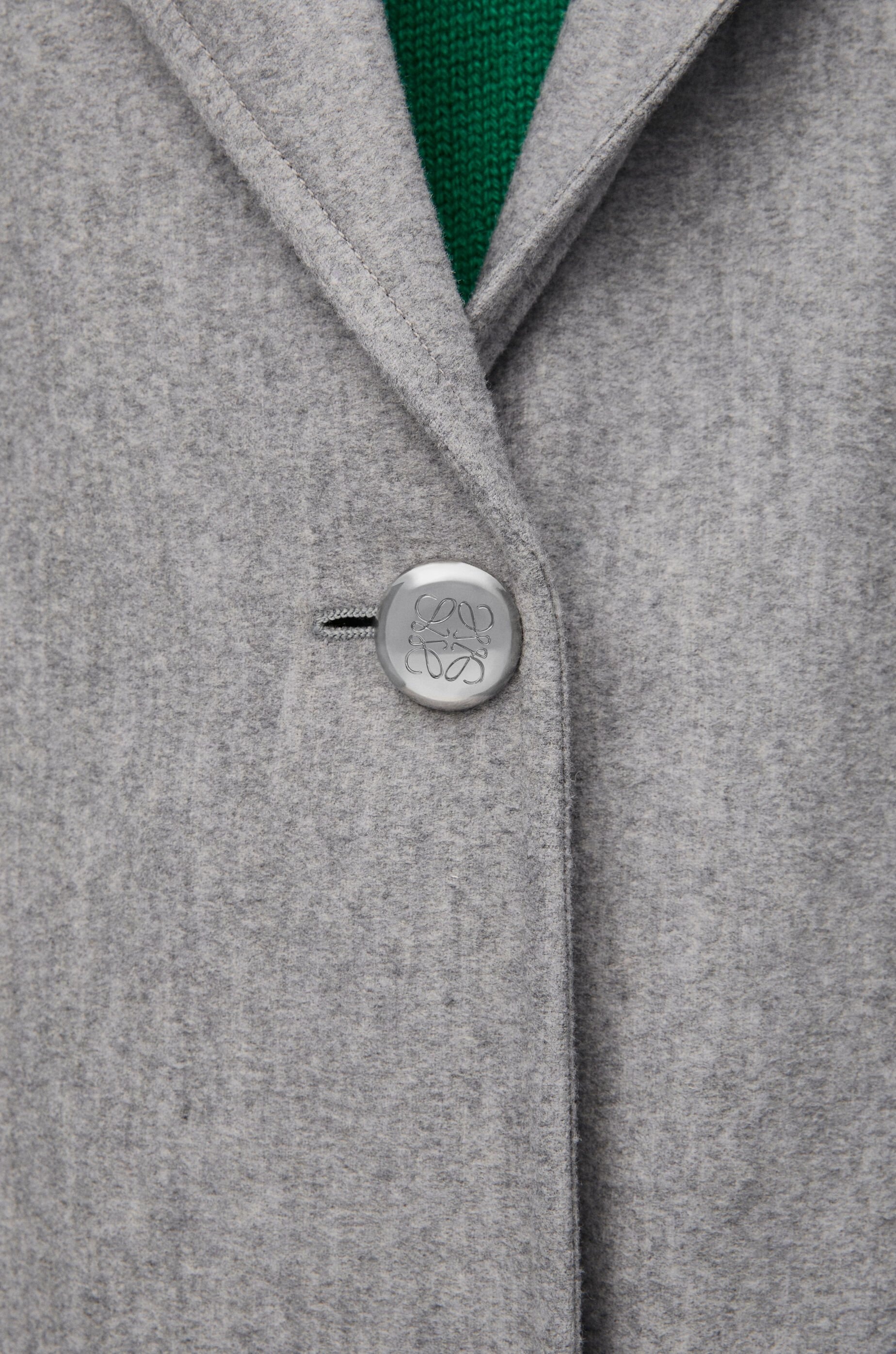 Pebble coat in wool and cashmere - 5