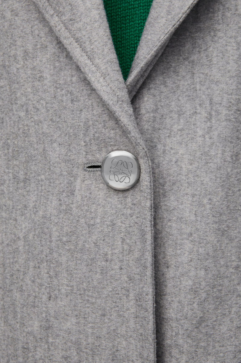 Pebble coat in wool and cashmere 5