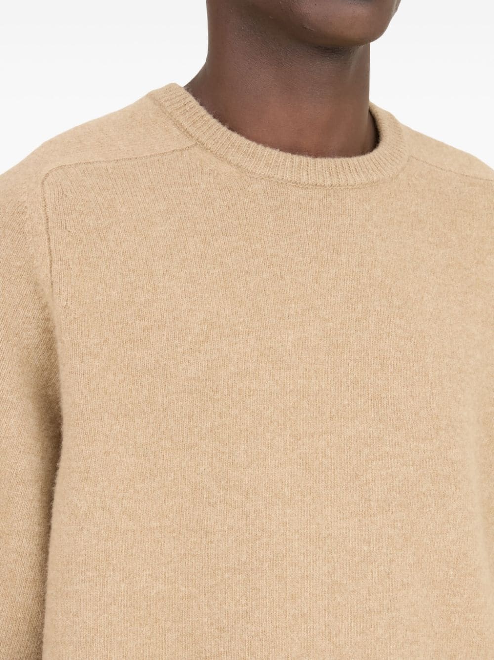 crew-neck wool jumper - 7