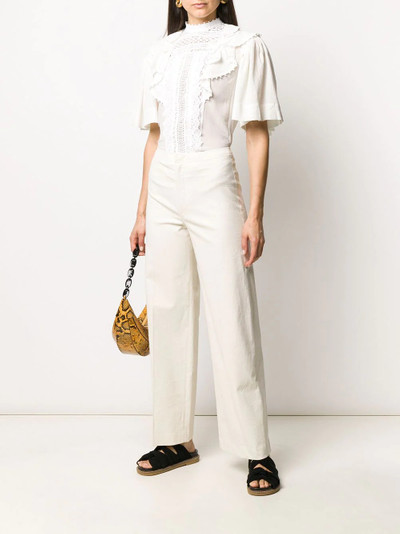 Isabel Marant straight wide trousers outlook