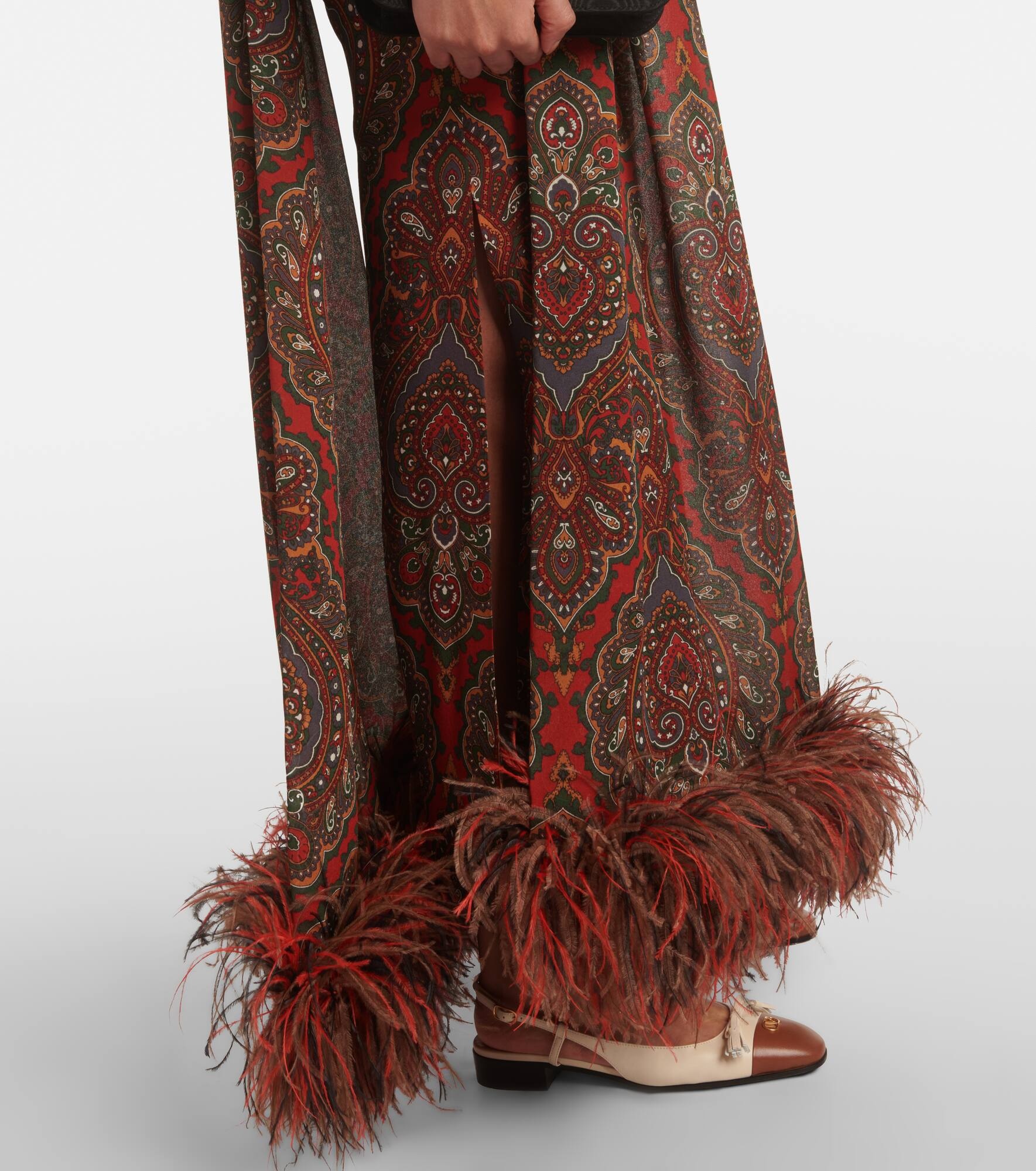 Voyage Imaginaire silk georgette gown - 5