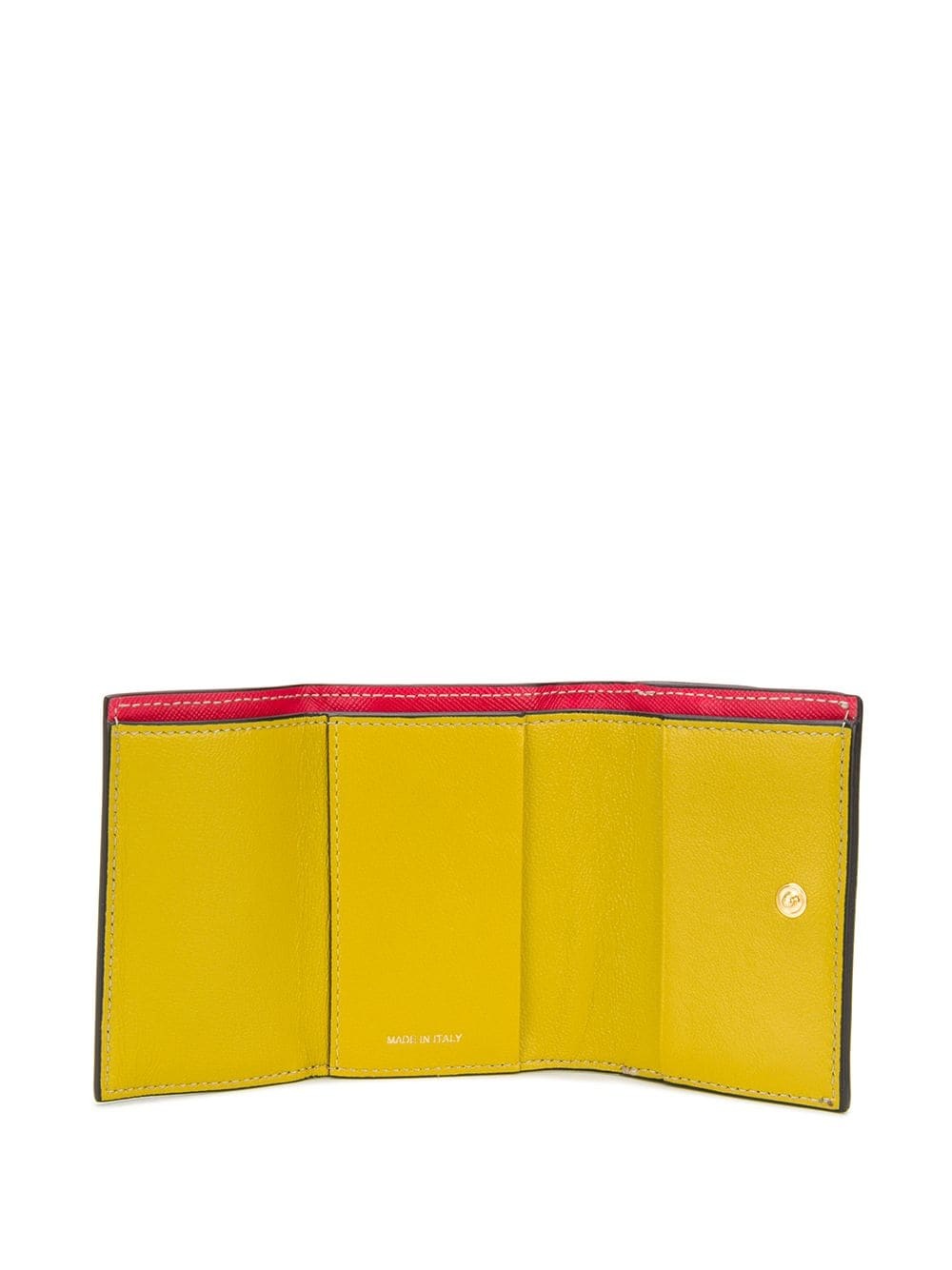 colour-block tri-fold wallet - 3