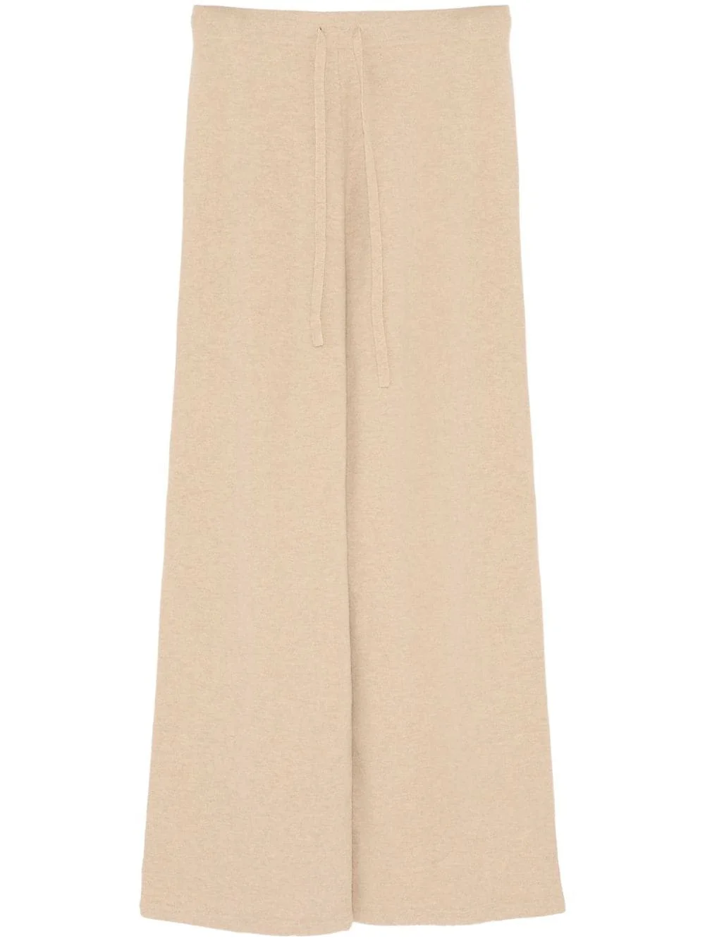 knitted wide-leg trousers - 1