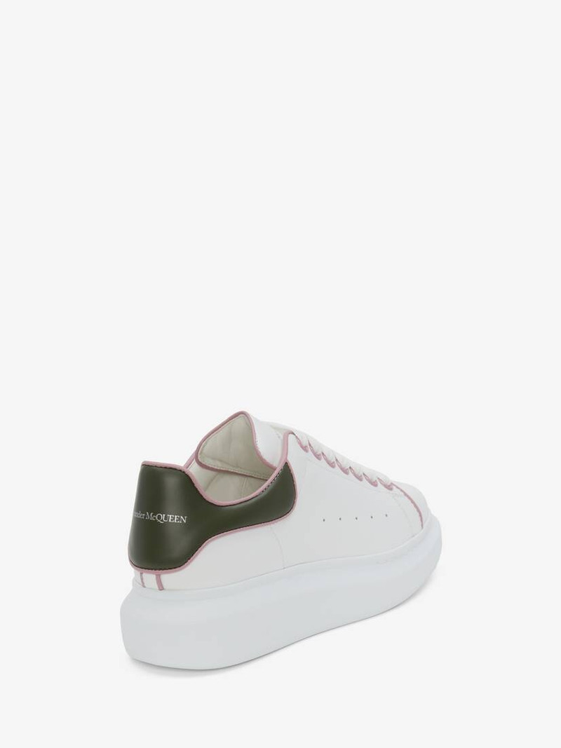 Alexander McQueen Women's Oversized Sneaker in White outlook