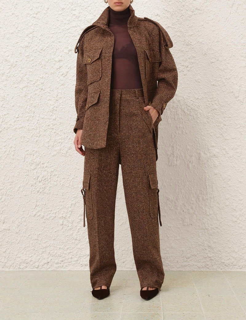 Zimmermann ILLUSTRATION TWEED PANT outlook