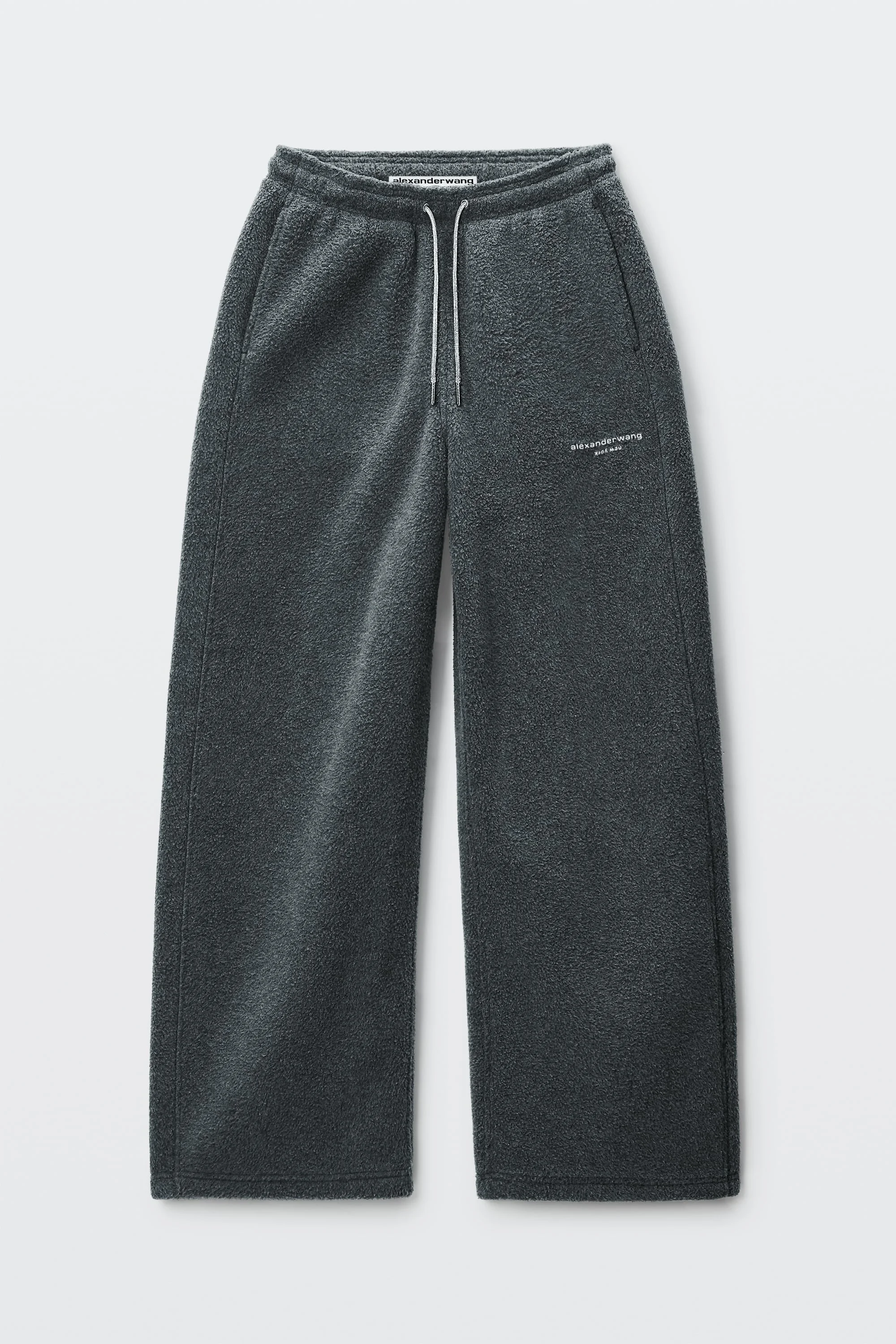 CRYSTAL DRAWCORD MID-RISE TRACKPANT - 1