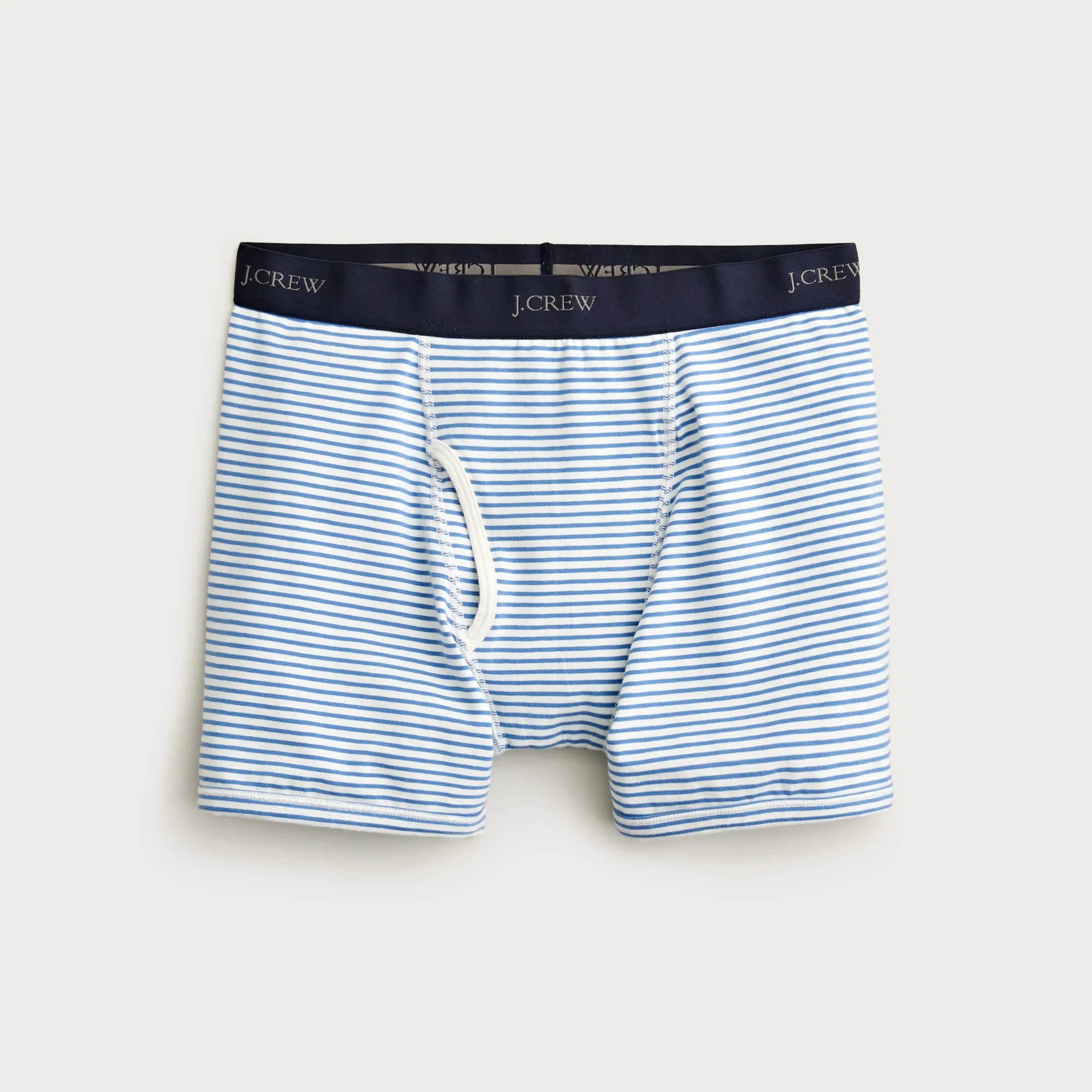 Stretch 4" boxer briefs in stripe - 1