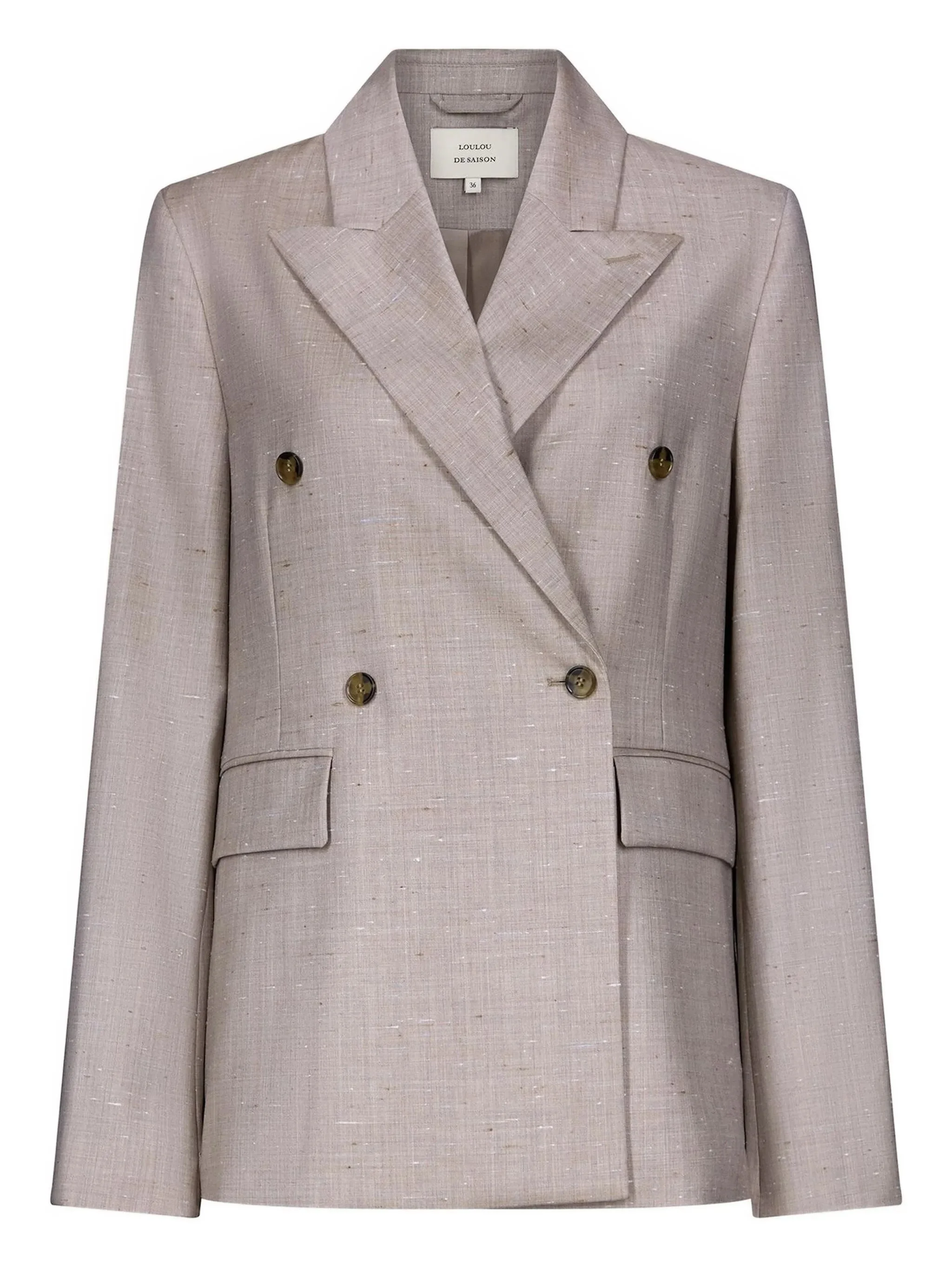 Loulou De Saison Norma Double-breasted Peak-lapel Blazer - 1