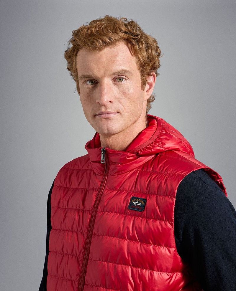 Ultralight down vest with detachable hood 5