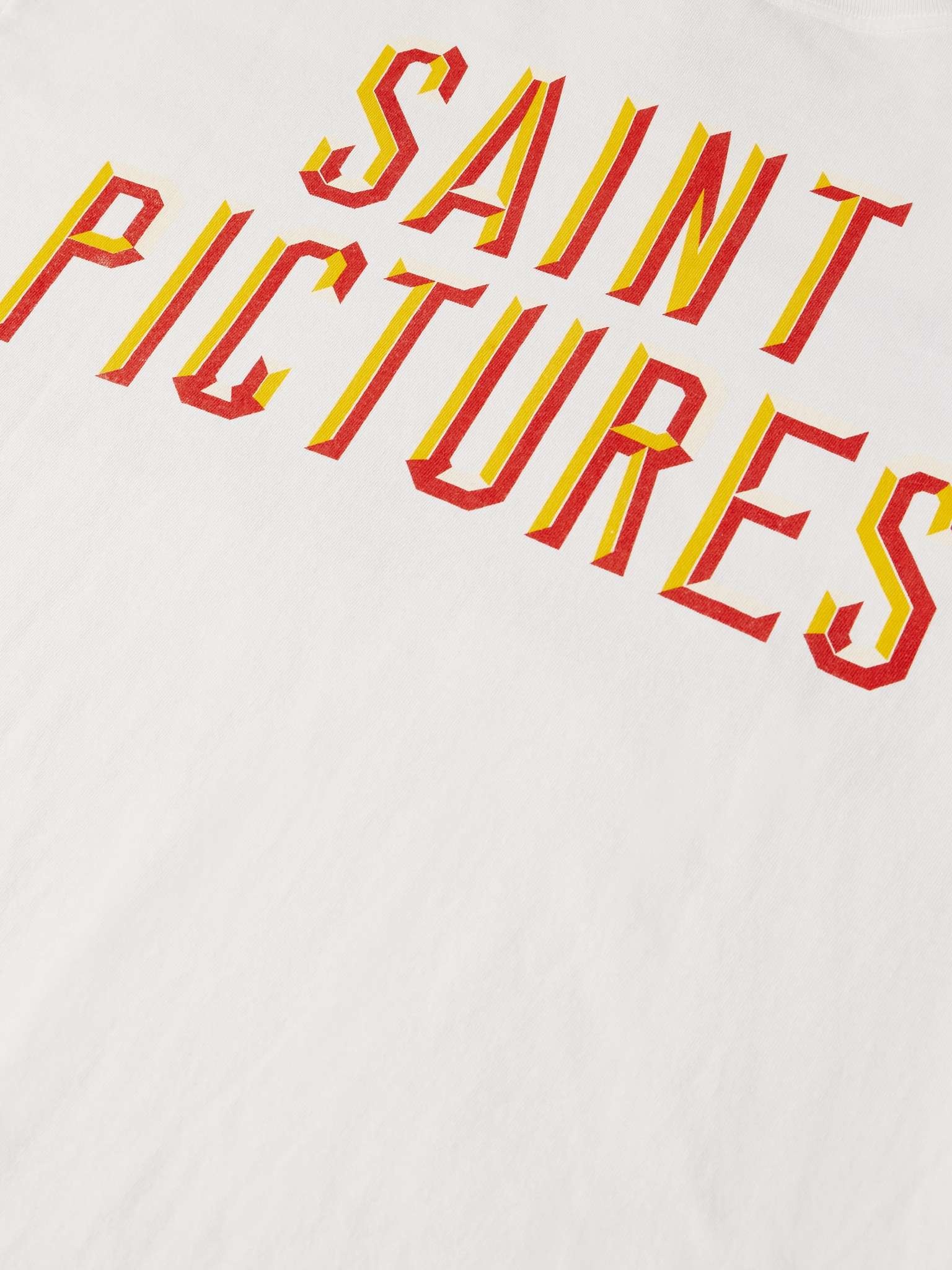 Saint Heaven Logo-Print Cotton-Jersey T-Shirt - 5