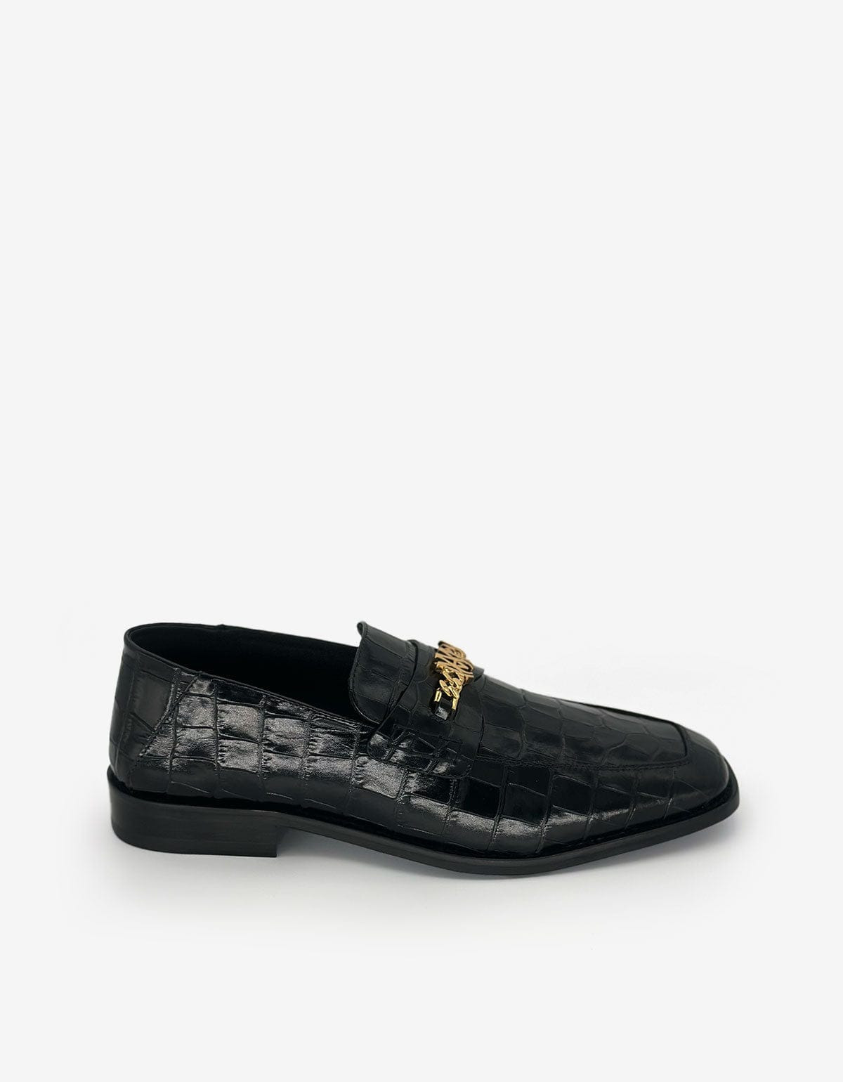 Amiri Black Croc MA Loafers - 2