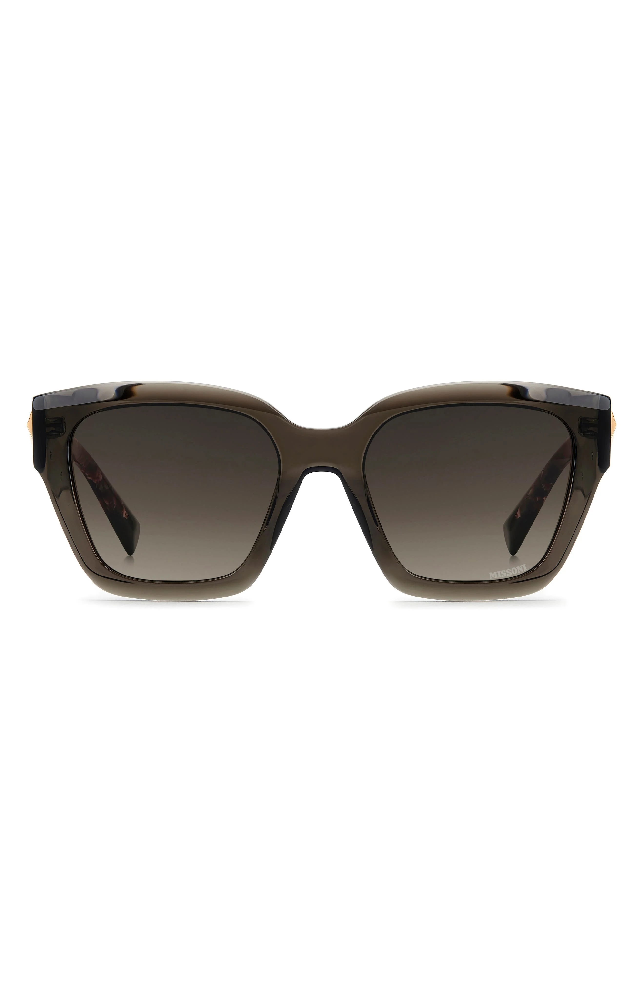 Missoni 53mm Gradient Square Sunglasses in Grey/Brown at Nordstrom - 1