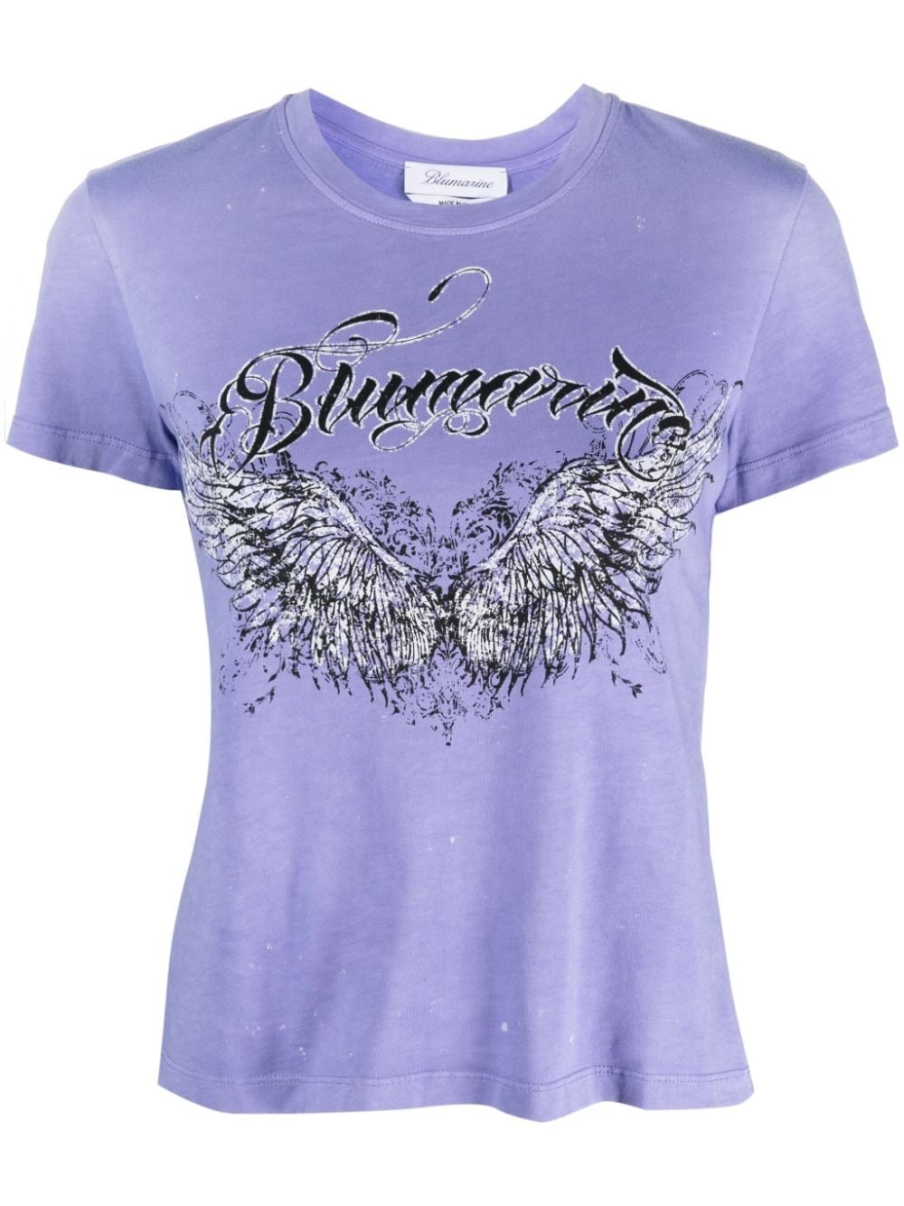 logo-print cotton T-shirt - 1
