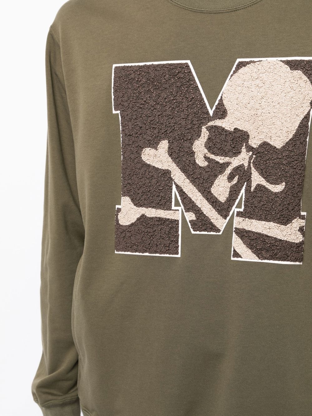 skull-print crew-neck sweatshirt - 5
