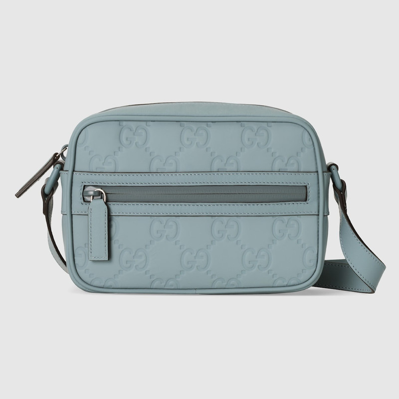 GG rubber-effect mini shoulder bag 1