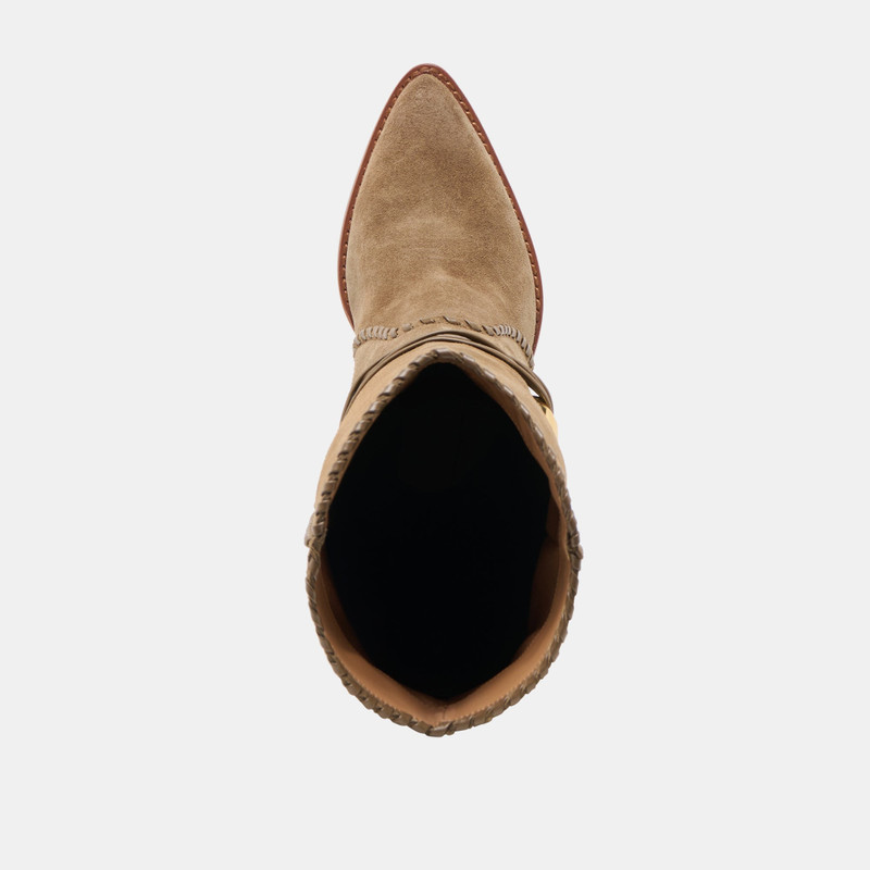 JODY BOOTS OLIVE SUEDE 9