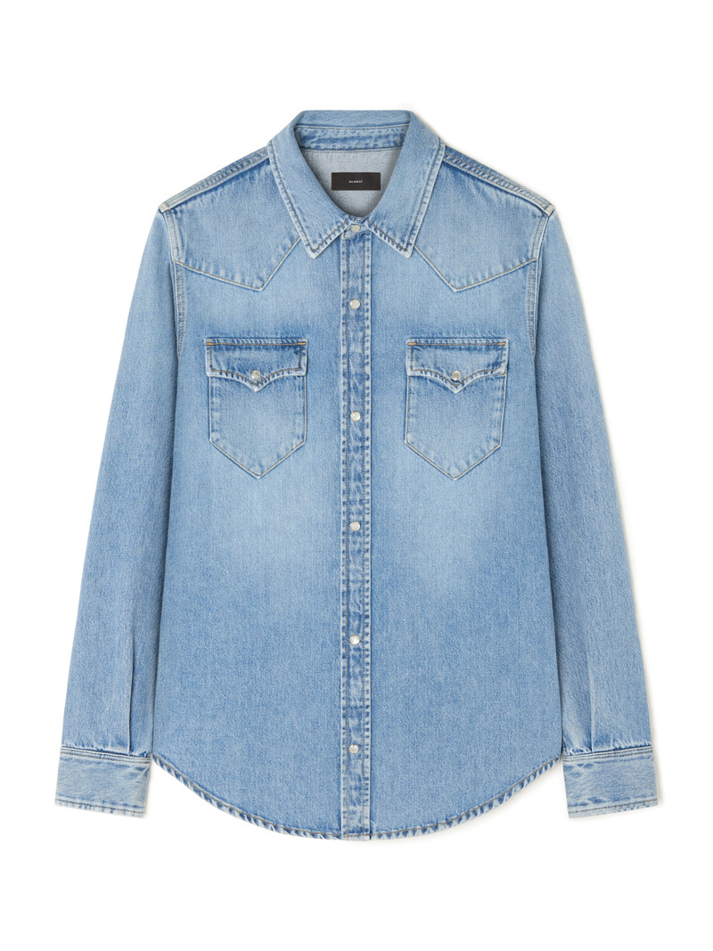 Light Wash Denim Shirt 1