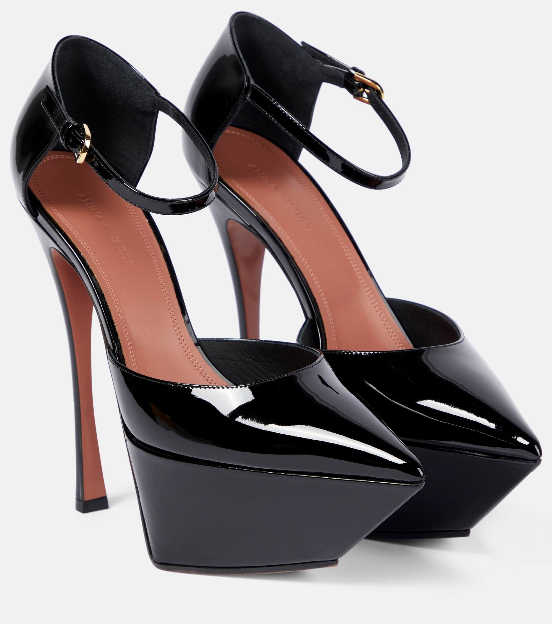 Angelica patent leather platform pumps - 1