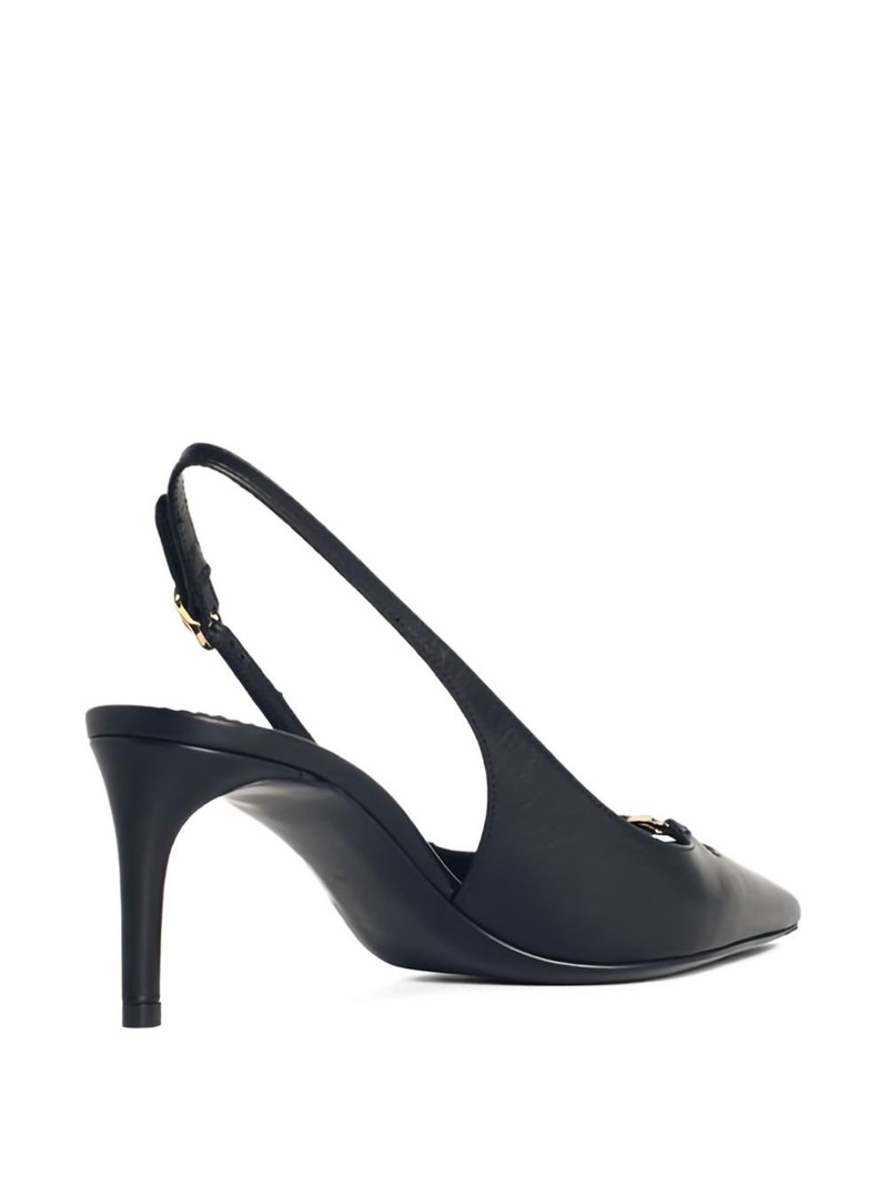 70mm slingback logo pumps 3