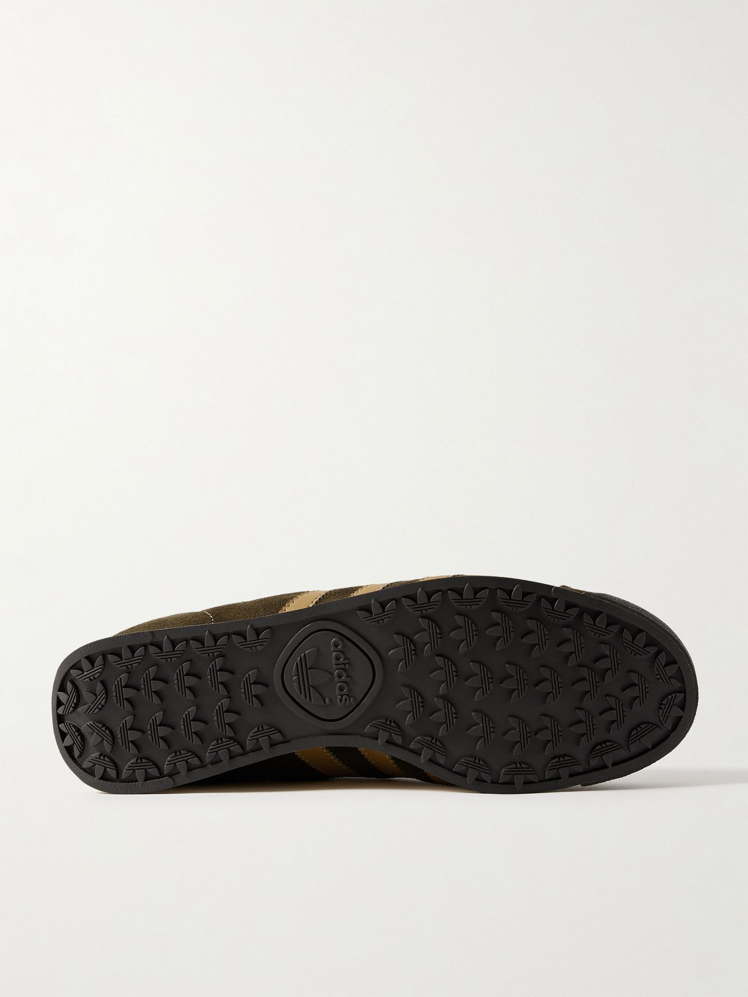 Samoa II Spezial Leather-Trimmed Suede Sneakers Brown - 3