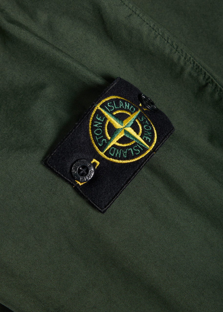 Stone Island Logo Cotton Overshirt - 5