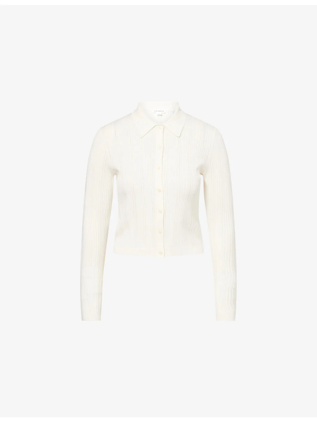The Ladder Ribbed Woven Cardigan - 1