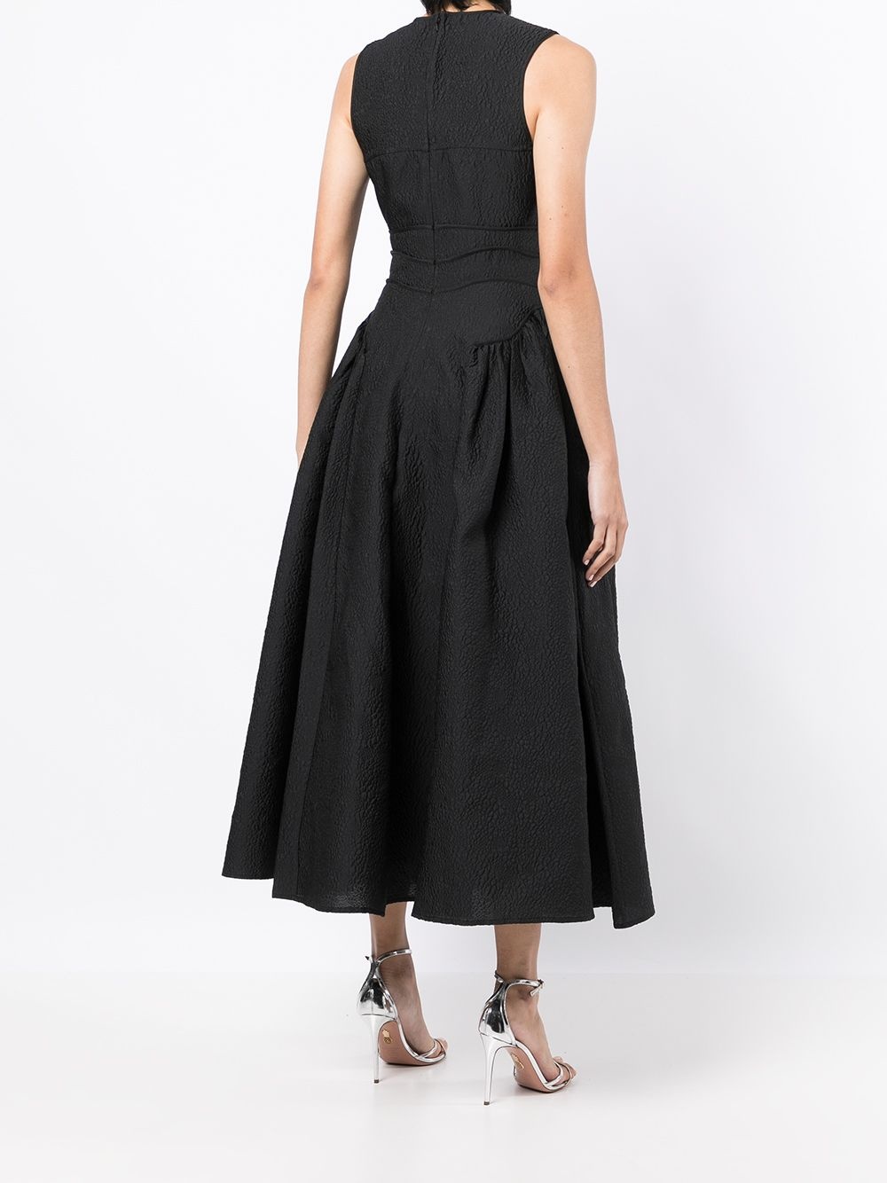 Sophia textured sleeveless dress - 4