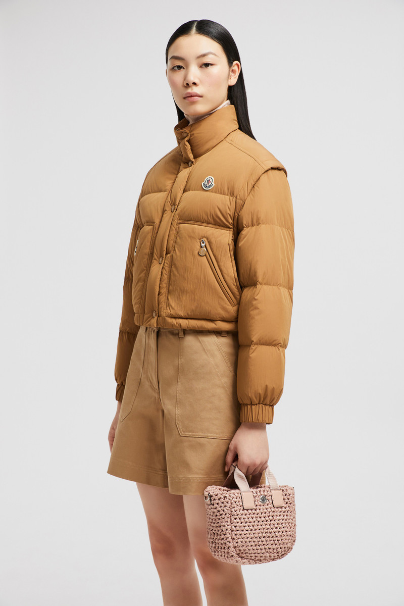 Moncler Caradoc Woven Micro Tote Bag outlook