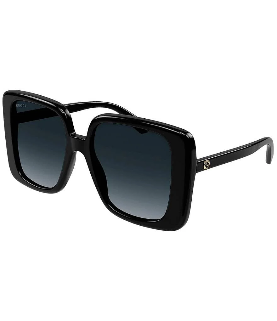 Women's GG1314S 55mm Rectangle Oversized Sunglasses - 1