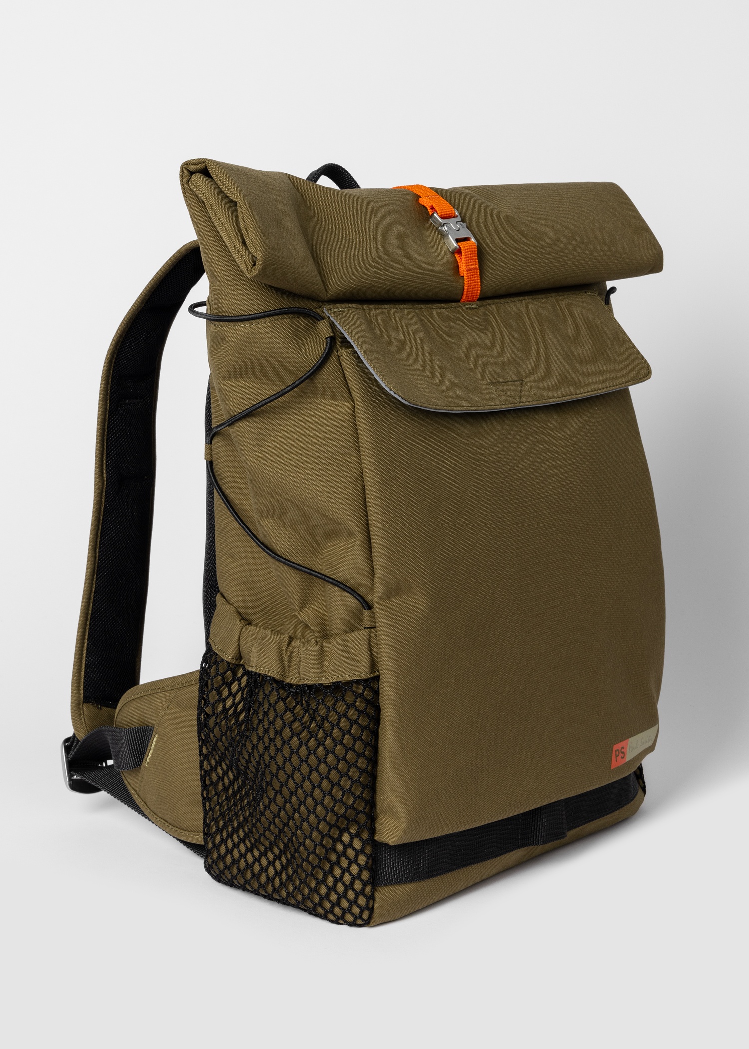 Khaki Nylon Utility Backpack - 2