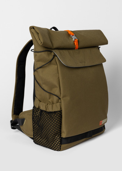 Paul Smith Khaki Nylon Utility Backpack outlook