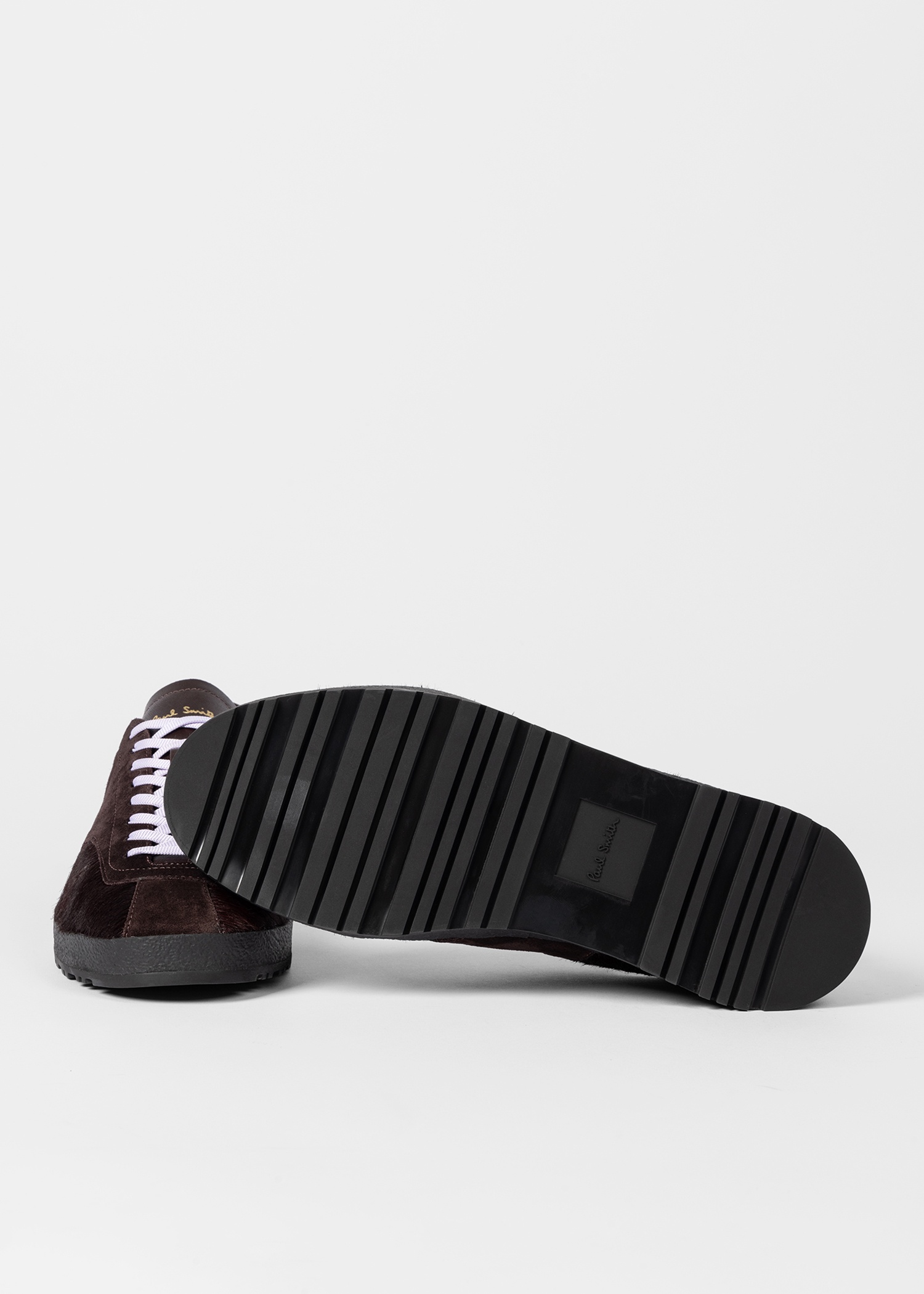 Aubergine Leather 'Zephyr' Trainers - 4