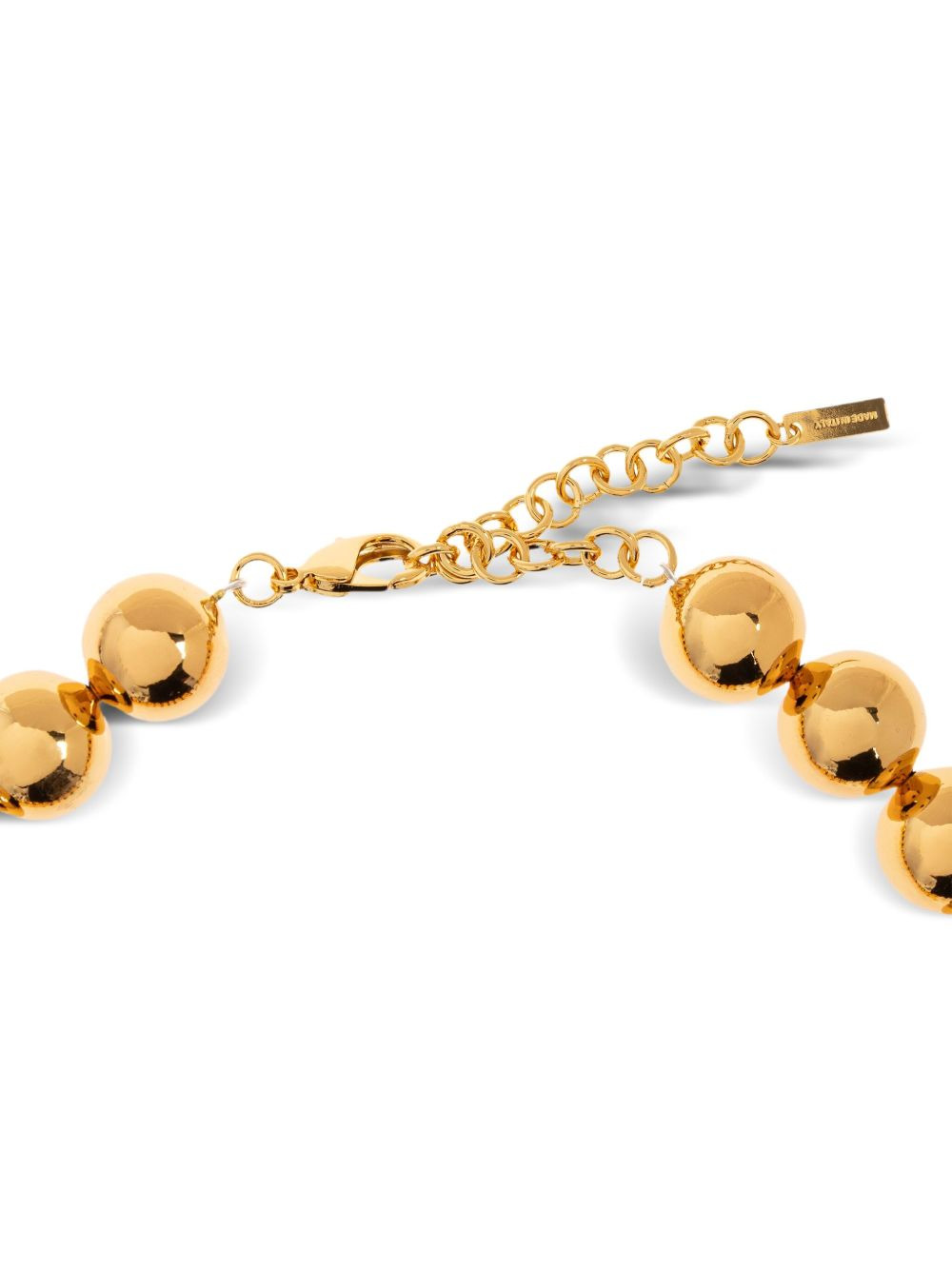 faux-pearl beaded necklace - 4