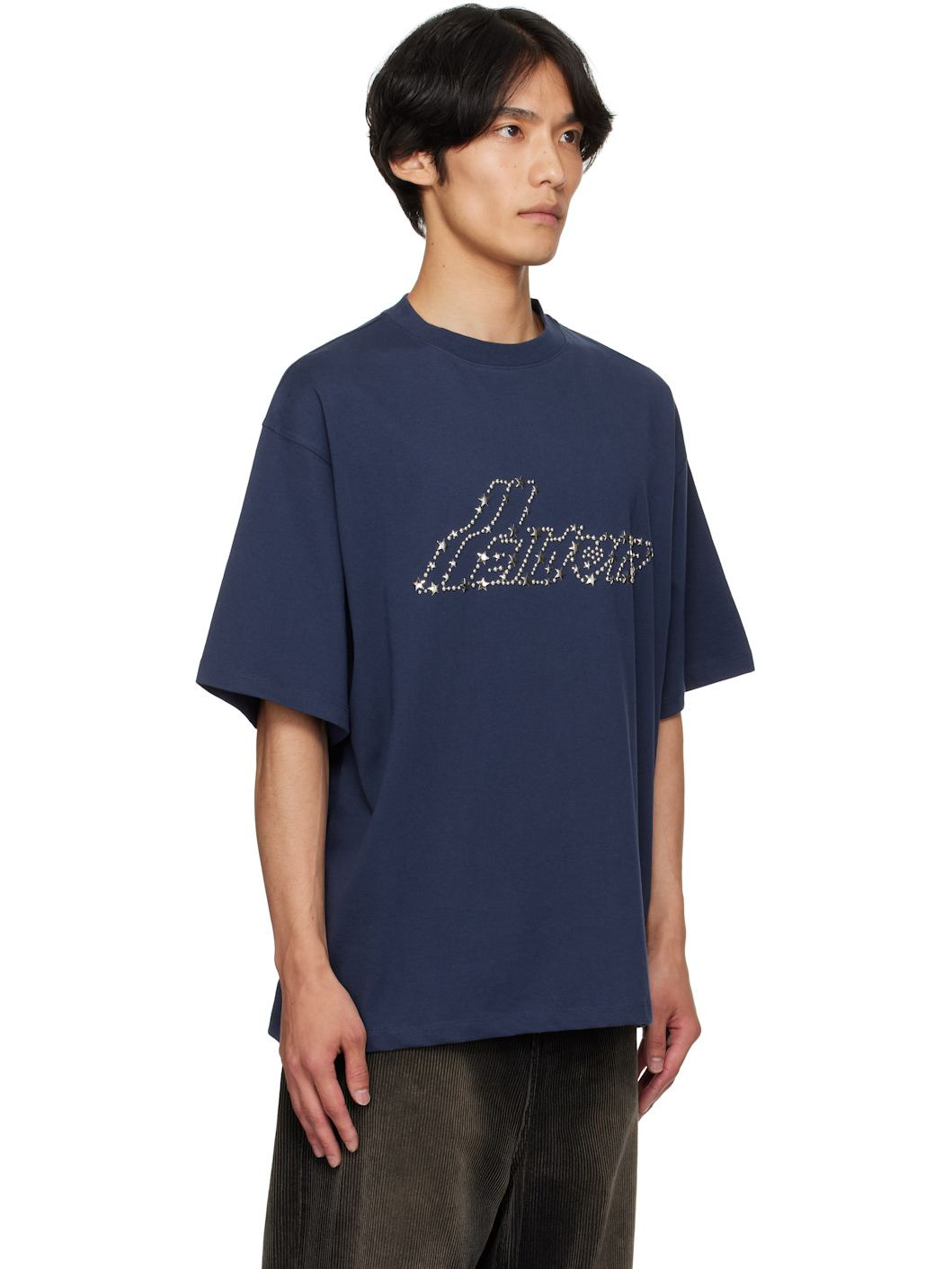 Navy Pearly 'Se11done' Logo T-shirt - 2