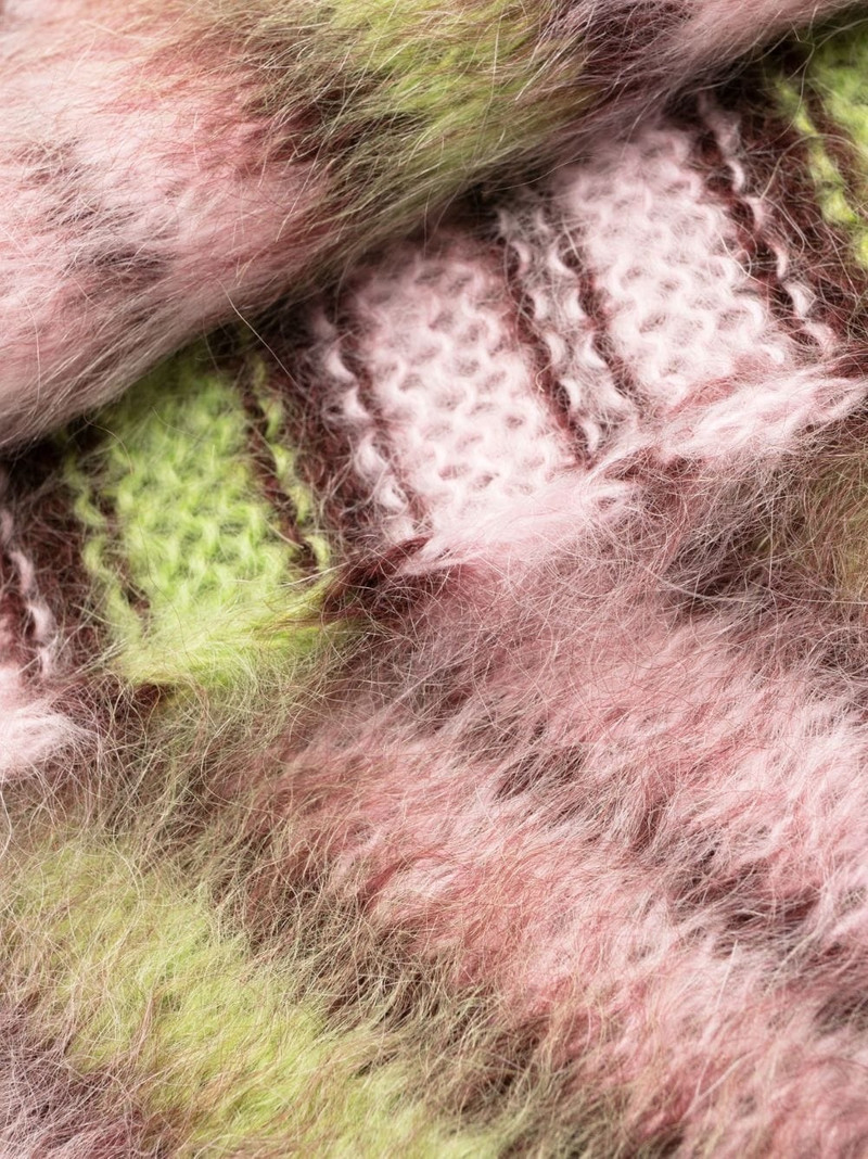 Marni striped mohair-blend hat outlook