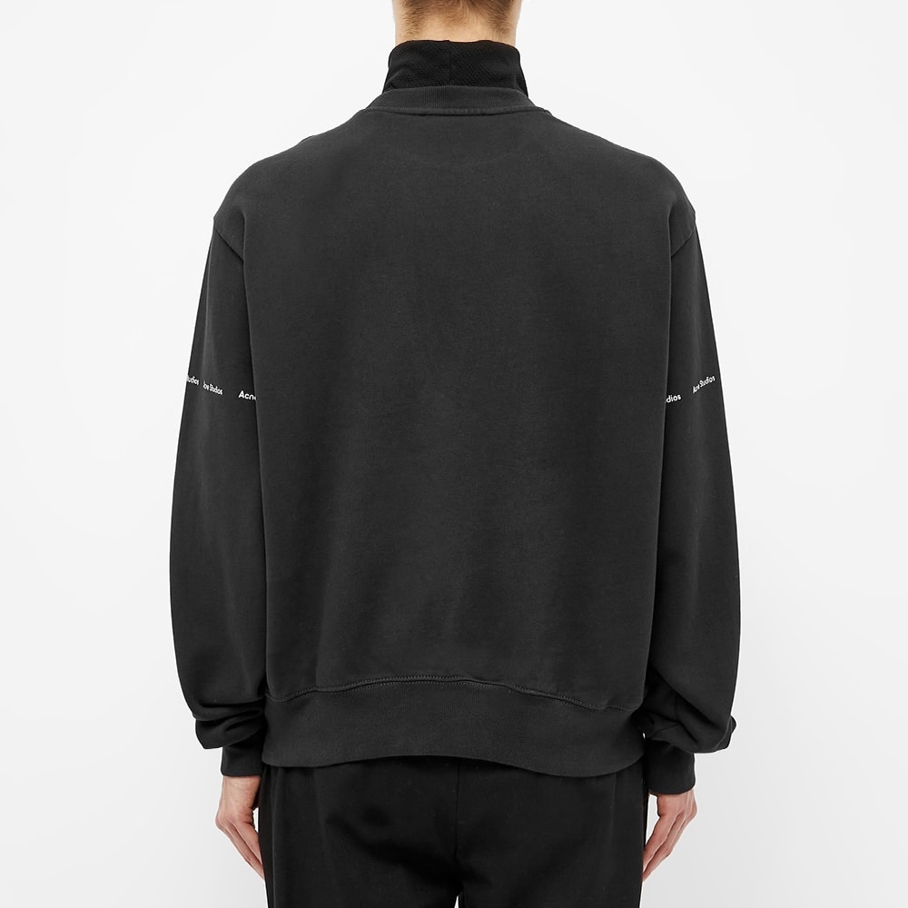 Acne Studios Flynn Logo Line Crew Sweat - 5