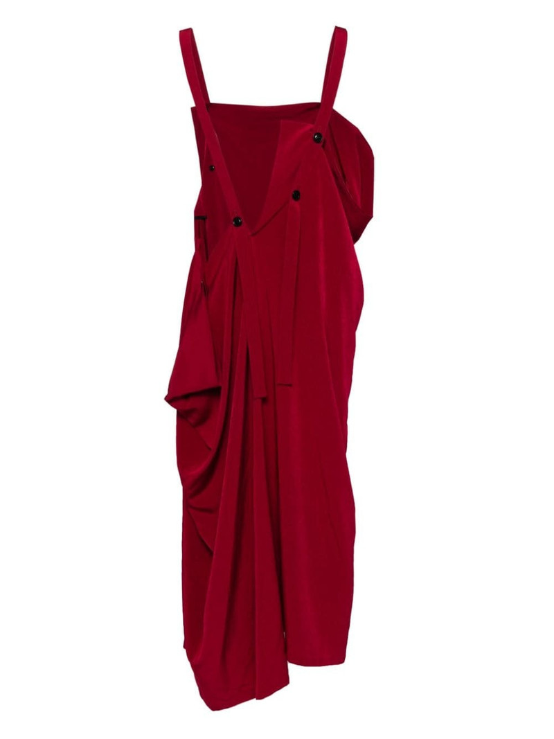 Y's asymmetric cami dress outlook